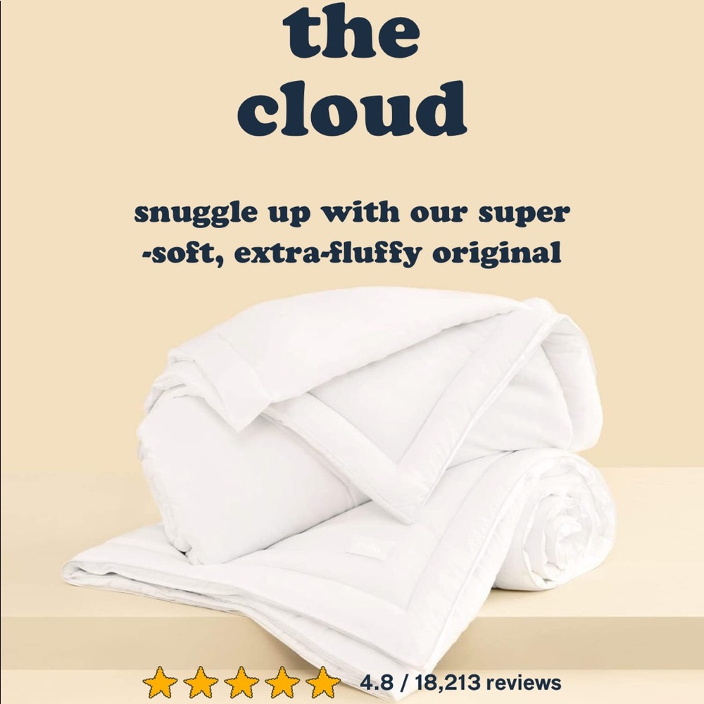 🆕 Buffy King “Cloud” Down Alternative Comforter